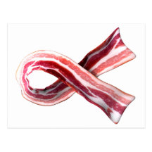 BaconRibbon Cartes Postales