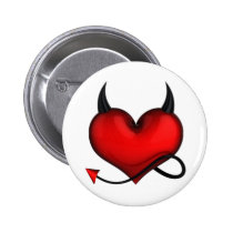 Badge devil heart badges publicitaires