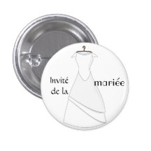 Badge invité de la mariée