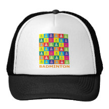 Badminton d'art de bruit casquette