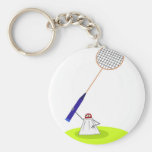 Badminton Porte-clefs