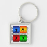 Badminton spectaculaire porte-clef