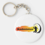 Badminton unique porte-clés