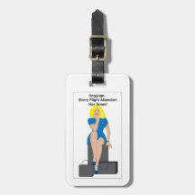 Bagages de steward (hôtesse de l'air) blonds