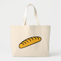 Baguette de pain sacs fourre-tout