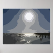 BAIE DE CLAIR DE LUNE POSTERS