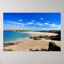Baie de Harlyn Poster