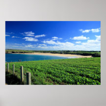 Baie de Harlyn Affiche