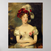 Baie de Marie-Caroline de Bourbon Duchesse De Affiches
