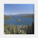Baie verte, le lac Tahoe, la Californie, Etats-Uni Magnets Pour Réfrigérateur
