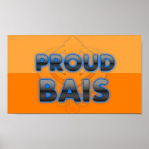 Bais fier, fierté de Bais Posters