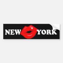 Baiser de New York Adhésif Pour Voiture