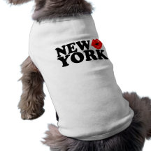 Baiser de New York T-shirts Pour Chien