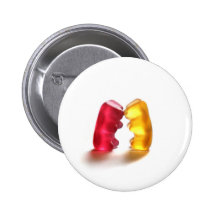 baiser gommeux d'ours badges avec agrafe