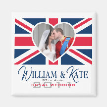 Baiser royal - mariage de William et de Kate Magnets Pour Réfrigérateur