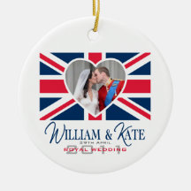 Baiser royal - mariage de William et de Kate Ornement