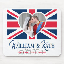 Baiser royal - mariage de William et de Kate Tapis De Souris