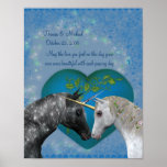 Baisers de l'affiche d'anniversaire de mariage de 