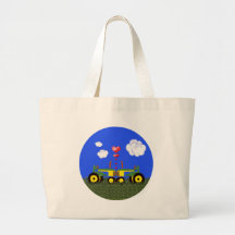 Baisers de tracteurs sac de toile