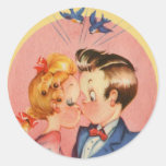 Baisers des couples autocollants