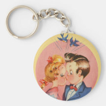Baisers des couples porte-clé