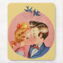 Baisers des couples tapis de souris