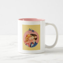 Baisers des couples tasse