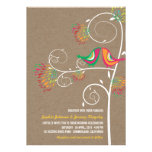 Baisers du mariage lunatique de papier d'emballage invitations