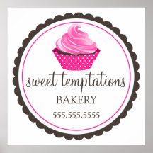 Bakery Cupcake Poster