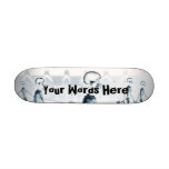Balade bleue faite sur commande d'après-midi de sq plateaux de skateboards