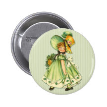 Balade irlandaise de shamrock badges