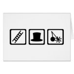 Balayeuse de cheminée carte de vœux