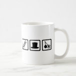 Balayeuse de cheminée tasse à café