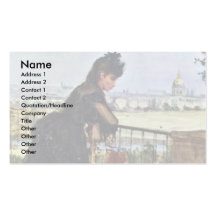 Balcon par Morisot Berthe Cartes De Visite Professionnelles