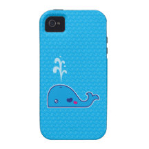 Baleine de Kawaii Coques Case-Mate iPhone 4