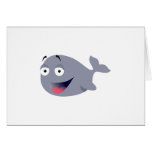 baleine drôle cartes de vœux
