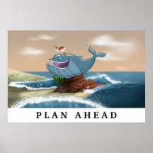 Baleine échouée - affiche de motivation