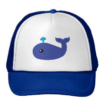 Baleine mignonne casquette