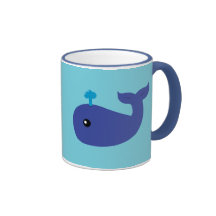 Baleine mignonne tasse à café