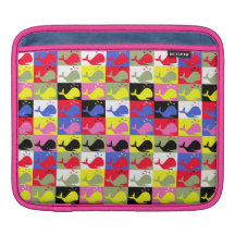 Baleines 2 d'o de pattern_Lots de Baleine-Hole™ d' Poches iPad