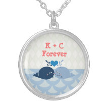 Baleines nautiques mignonnes faites sur commande d pendentifs