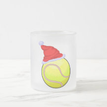 Balle de tennis (chapeau de Père Noël) Tasse À Café