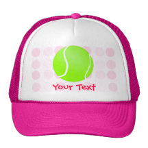 Balle de tennis mignonne casquette de camionneur
