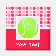 Balle de tennis mignonne aimants pour réfrigérateur