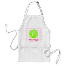 Balle de tennis mignonne tabliers