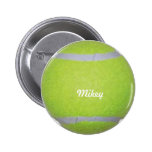 Balle de tennis personnalisable pin's avec agrafe