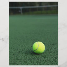 Balle de tennis prospectus en couleur