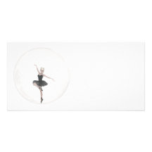 Ballerine 1 de bulle photocartes personnalisées
