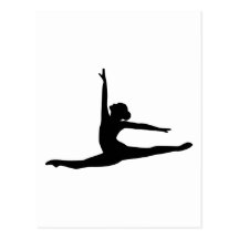 Ballerine de danseur classique carte postale