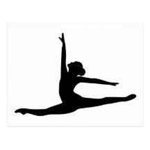 Ballerine de danseur classique cartes postales